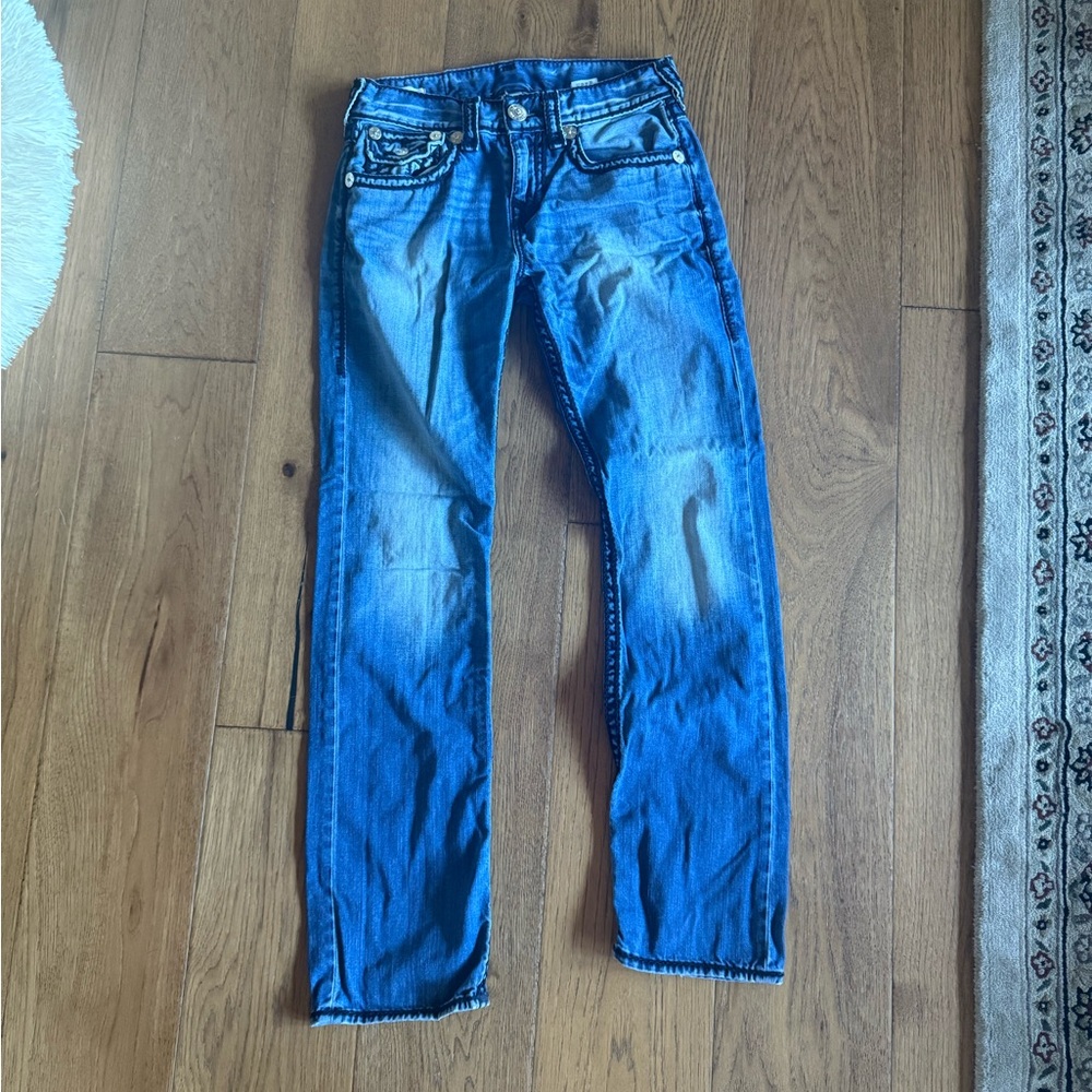 Men's True Religion Ricky Blue Jeans